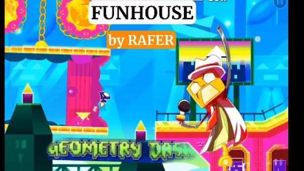 FUNHOUSE by RAFER 100% | Gemetry dash 2.2