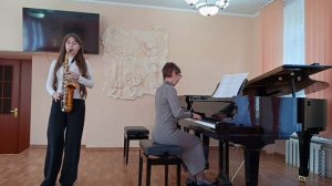 Бородина Вероника, 14 лет, 2 категория, Э.Хромушин Этюд в манере свинга