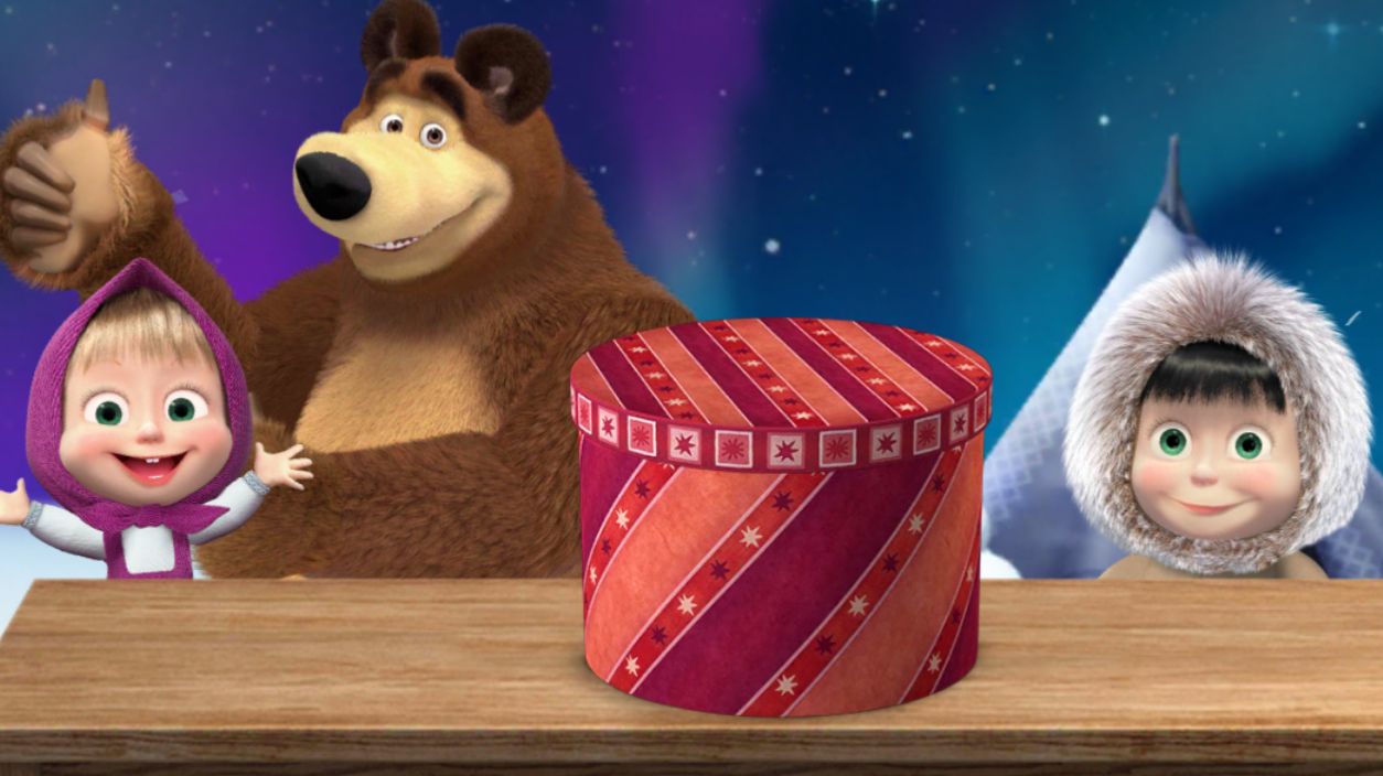 Маша и Медведь. Маша готовит пиццу для Маши с севера. Часть 13