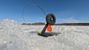 Щука на жерлицы. Новиковское водохранилище.