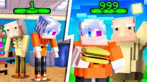 😨 Майнкрафт но МЫ ТОЛСТЕЕМ с Каждым Уровнем!