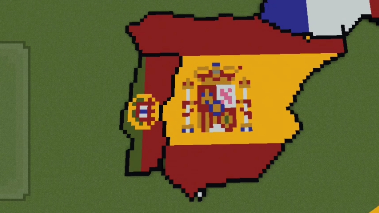 страны мира в Майнкрафте  часть 2 Испания  Гибралтар  Португалия 