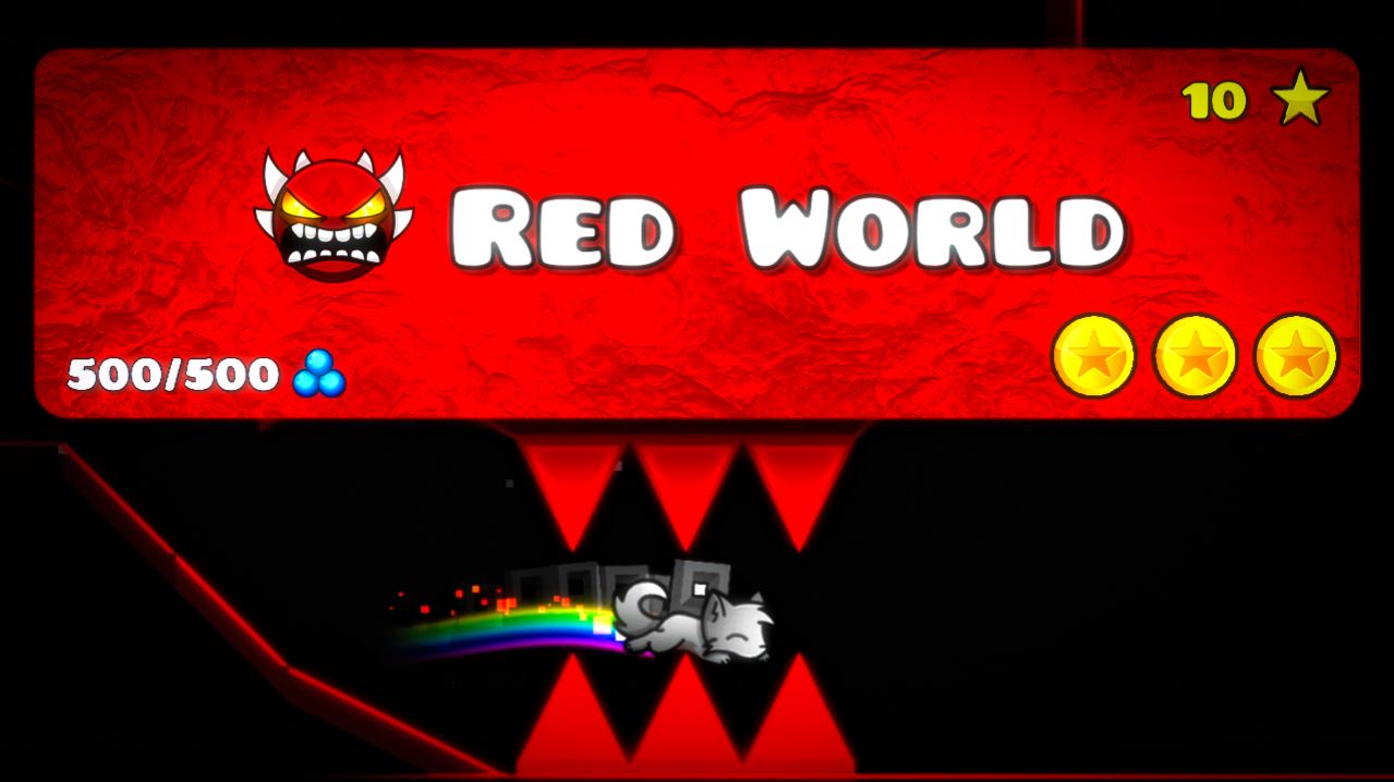 Прохожу ПЕРВЫЙ ЭКСТРИМ ДЕМОН Red World в Geometry Dash смотреть онлайн