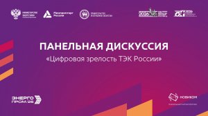 Панельная дискуссия «Цифровая зрелость ТЭК России»