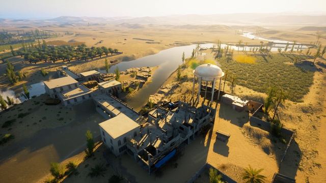 Ближневосточный альянс при поддержке артиллерии заходит на точку в SQUAD 10.3