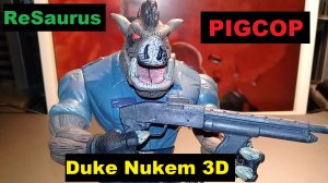 Review! ReSaurus 1997 PigCop, Basic Subseries from Duke Nukem 3D Videogame by 3D Realms!