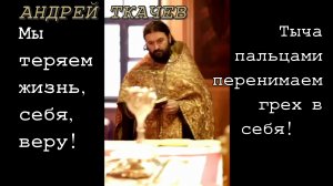 Мы теряем жизнь, себя, веру! Тыча пальцами перенимаем грех в себя! Протоиерей Андрей Ткачёв