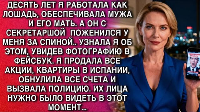 10 ЛЕТ Я ИХ СОДЕРЖАЛА… УЗНАВ ОБ ИЗМЕНЕ, Я ВСЁ ОБНУЛИЛА —ИХ ЛИЦА ПОБЛЕДНЕЛИ