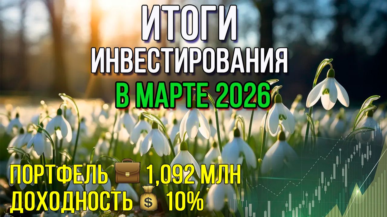 Сколько я заработал на акциях и облигациях в марте?