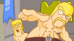 ГИГАНТ ПРОТИВ ТАРАНА / АНИМАЦИЯ CLASH ROYALE