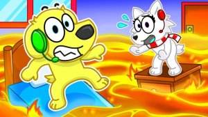 ПОЛ - ЭТО ЛАВА В НАШЕМ НОВОМ ДОМЕ?! РОБЛОКС! ROBLOX! 😱🔥