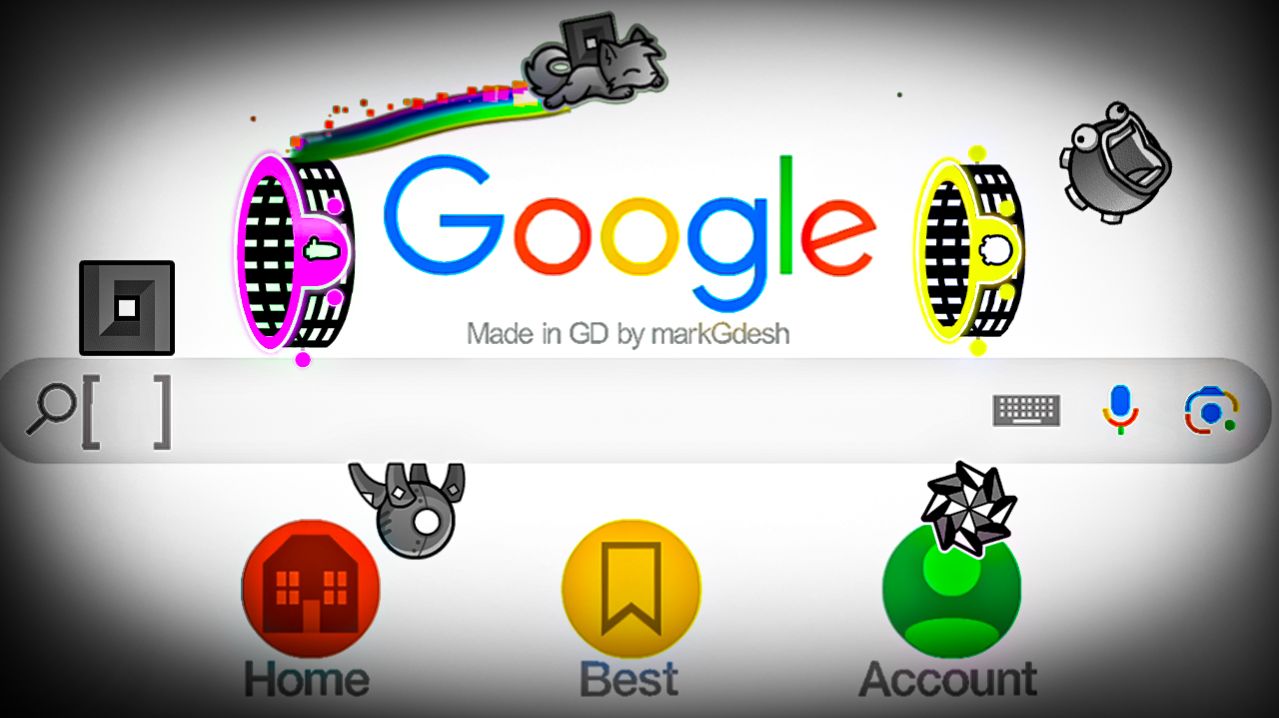 ПОИСКОВИК Google в Geometry Dash? Как это возможно?