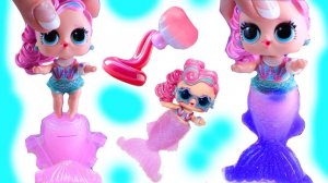 Мультики залипалки для детей про кукол ЛОЛ.Кукла ЛОЛ становится русалкой