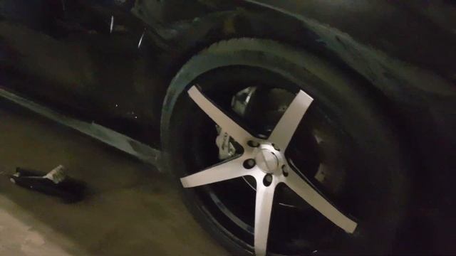 Примерка дисков Vossen R19 ч.1