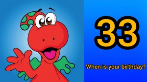 Gogo 33 | When is your birthday? | Учим дни рождения и порядковые числительные |  Уроки английского