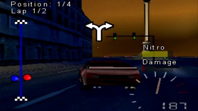 Europe Racer (PS1, 2001) - London (Arcade Race)