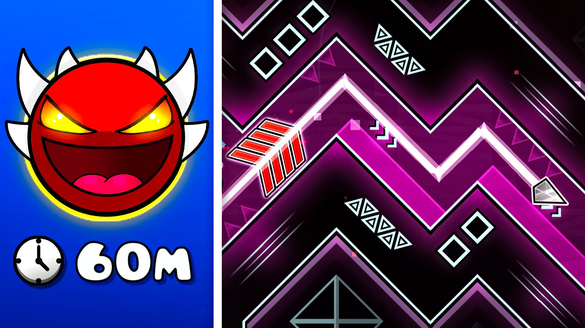 Прошёл ЛЕГЧАЙШИЙ Экстрим Демон за 1 ЧАС в Geometry Dash! смотреть онлайн