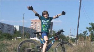 Даня Булавко на велосипеде, 2012 год
