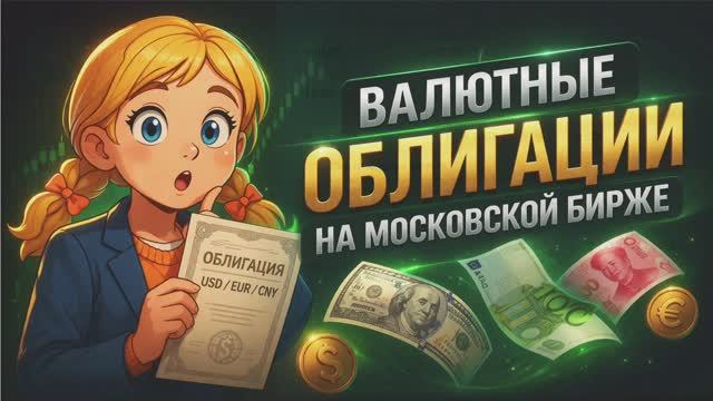 Обзор валютных облигаций на мосбирже.