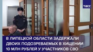 В Липецкой области задержали двоих подозреваемых в хищении 10 млн рублей у участников СВО