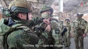 Награждение добровольцев отрядов «БАРС»