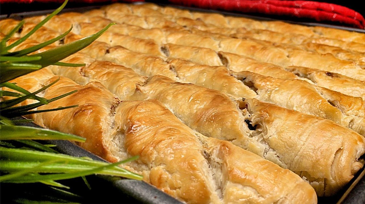 Неожиданно вкусно! Тесто без дрожжей и сочная мясная начинка! Невозможно оторваться смотреть онлайн