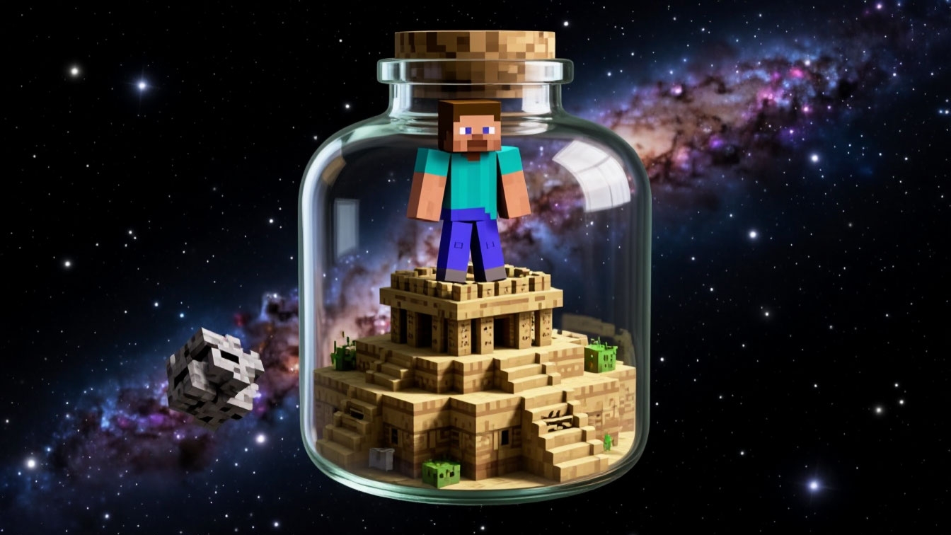Выживание в бутылке в Майнкрафте #3