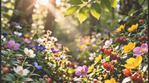 Расслабляющие звуки леса и живой природы, атмосфера для релакса