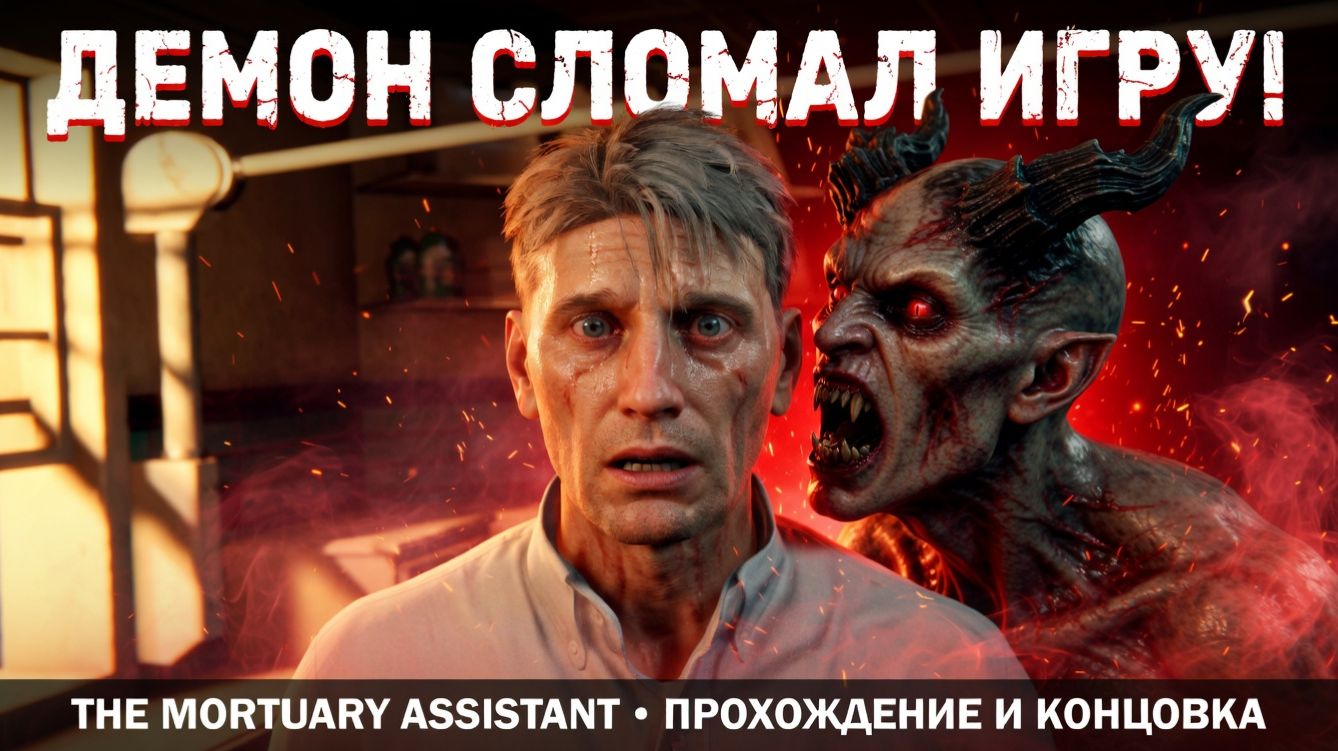 ДЕМОН СЛОМАЛ ИГРУ!ХОРРОР ИГРА THE MORTUARY ASSISTANT ПРОХОЖДЕНИЕ И КОНЦОВКА!