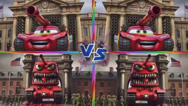 ТАЧКИ МАКВИН: Молния Маквин Пожиратель против Маквина Танка 🏎️ БИТВА МАШИН МОНСТРОВ