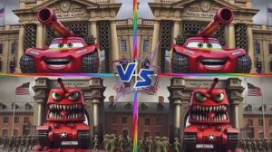 ТАЧКИ МАКВИН: Молния Маквин Пожиратель против Маквина Танка 🏎️ БИТВА МАШИН МОНСТРОВ