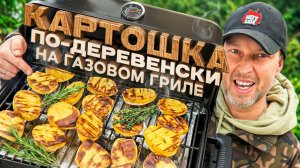 Картошка по-деревенски на газовом гриле HOT SIDE Easy Go