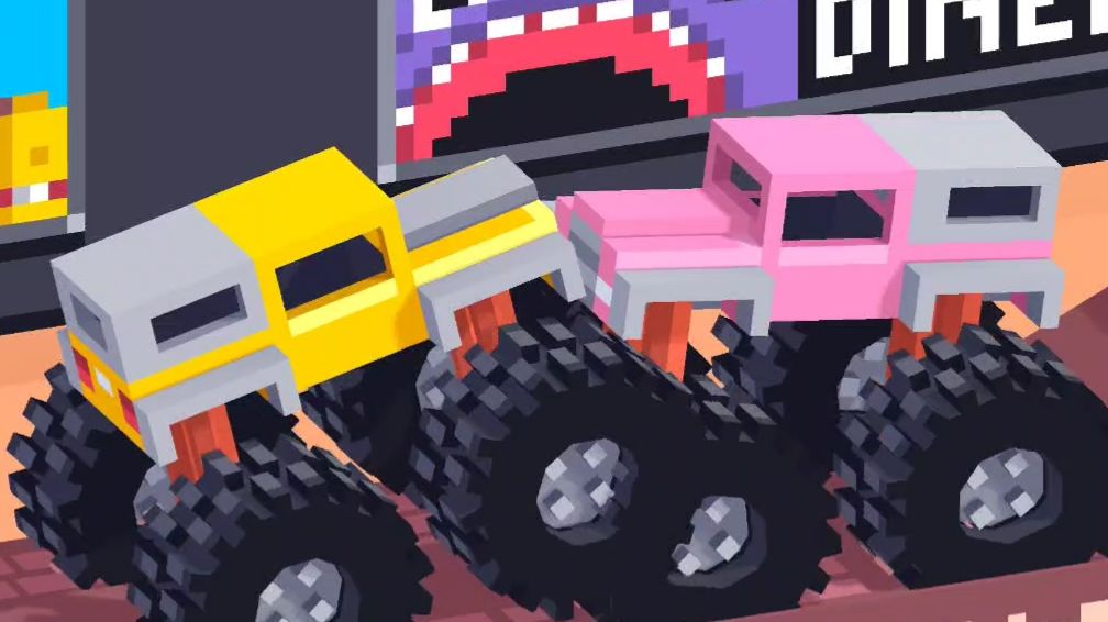 Мультики Трюки на машинах для мальчиков Drive Mad Monster Truck
