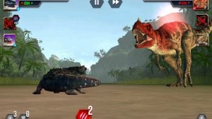 Просто сражаюсь, сражения и победа, « Я играю в Jurassic world the Game » 1