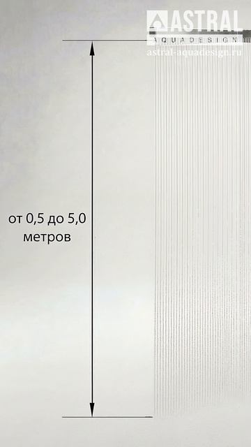 Распределитель для водопада угловой с двухрядными форсунками Doublefall 2 x 870 Astral Jet