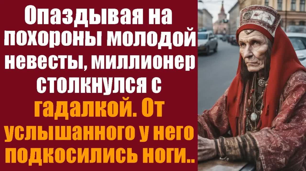 Истории из жизни. Слушать истории. Опаздывая на похороны молодой невесты, миллионер столкнулс