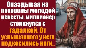 Истории из жизни. Слушать истории. Опаздывая на похороны молодой невесты, миллионер столкнулс