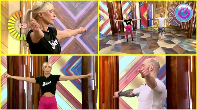 Делаем руки красивыми и улучшаем мобильность плечевого сустава с помощью короткой зарядки