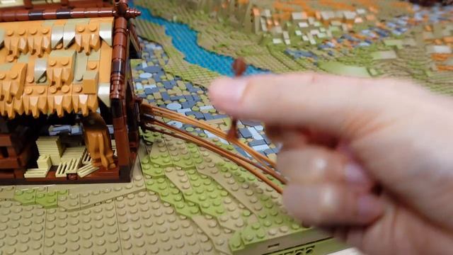 Постройка фермы для LEGO диорамы кузницы