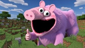 СВИНКА ПЕППА В МАЙНКРАФТ АНИМАЦИЯ Minecraft ЗАБАВНЫЙ РОЛИК ОТ ИИ РЕАКЦИЯ