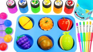 Мультики для малышей. Яркий фрукты и овощи на липучках с желешками. Смотреть онлайн мультики детям.