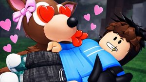 ОЛЕНЬ ВЛЮБИЛСЯ В МЕНЯ в 99 ночей в лесу Роблокс