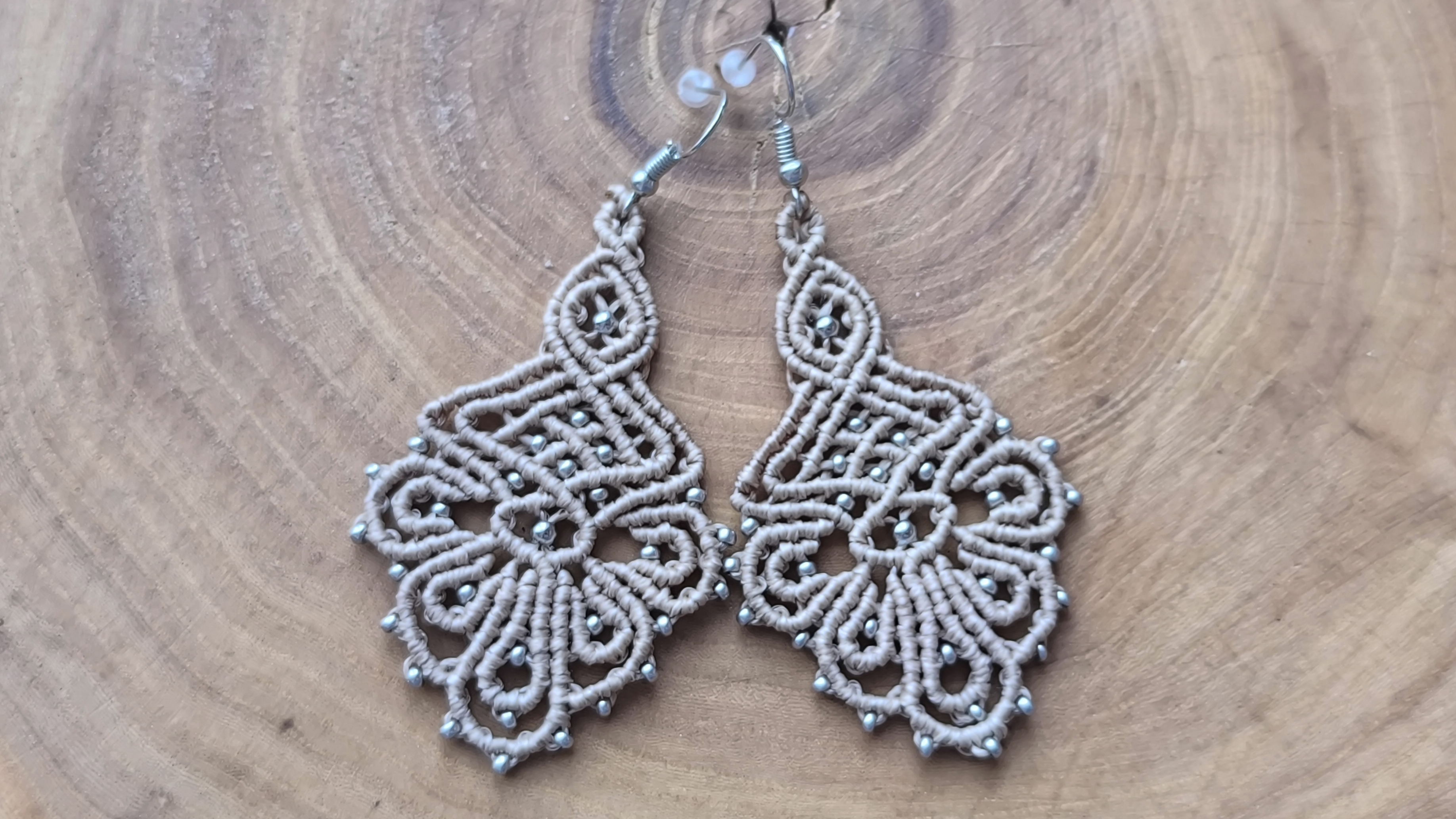 DIY Серьги макраме