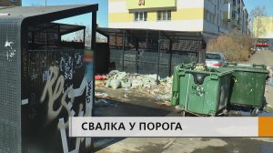 Мусорный коллапс во дворе