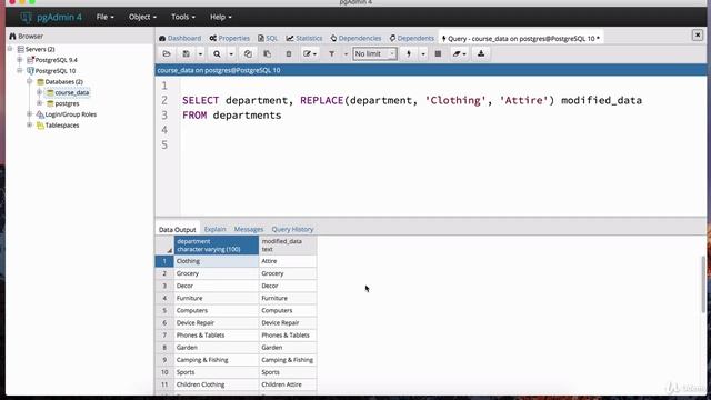 JobReady - 013 - String Functions SUBSTRING(), REPLACE(), POSITION() and COALESCE()