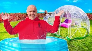 Прозрачный домик