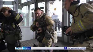 В Юрге проходят масштабные учения сотрудников МЧС