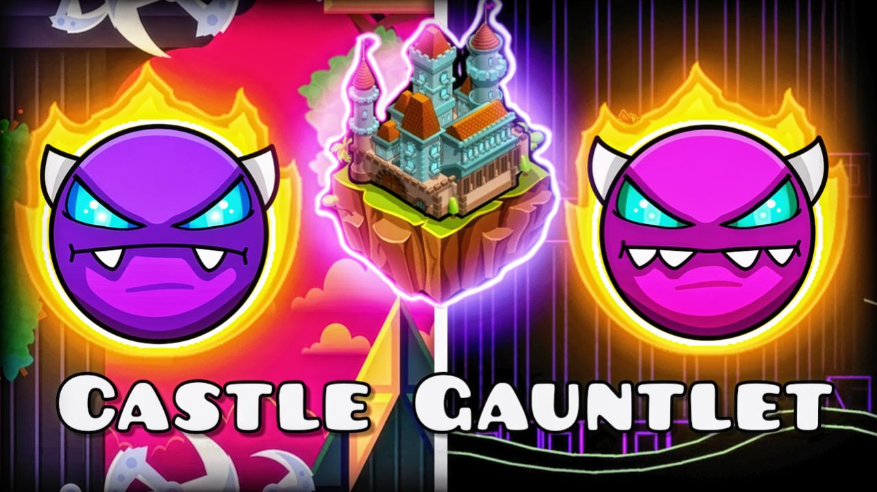 Прохожу НЕВОЗМОЖНЫЙ ГАУНТЛЕТ Castle Gauntlet в Geometry Dash
