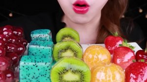 🌈 Радужные десерты 🌈 - СЛАДОСТИ и МАГИЧЕСКИЕ желе АСМР Мукбанг. ASMR еда.