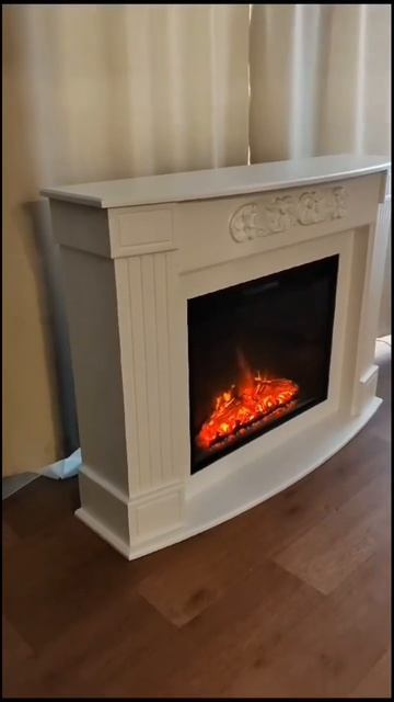 ✨Электрокамин Венеция в гостиной нашего клиента #электрокамин #камины #flamekamin #каминвквартире